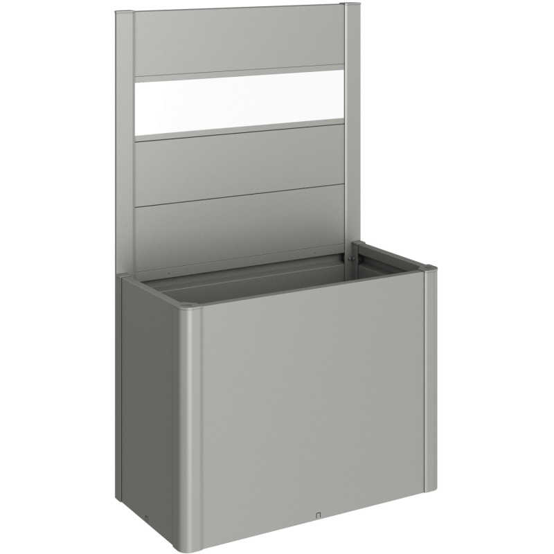 Biohort Zástěna pro záhony vyvýš./Belvedere se sklem pro str. 1 m křemen.šedá