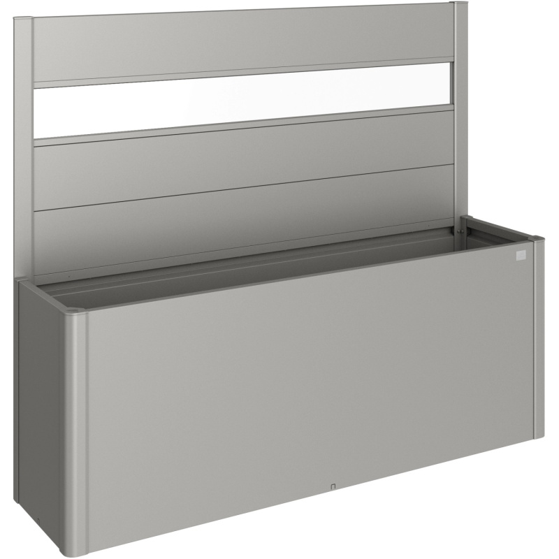 Biohort Zástěna pro záhony vyvýš./Belvedere se sklem pro str. 2 m křem.šedá