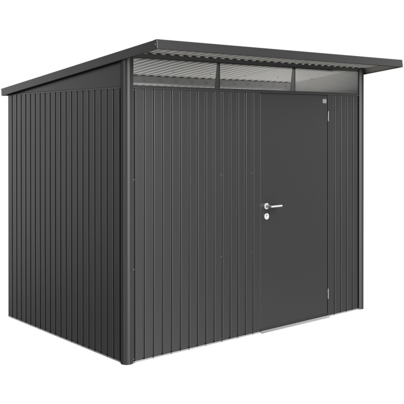 Biohort Plechový domek AvantGarde A5 stand.dveře tm.šedá 260 x 220 x 218 cm