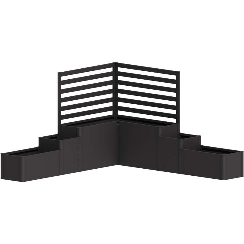 Biohort Vyvýšený záhon DaVinci 1 tmavě šedý 299,5 x 299,5 x 168 cm