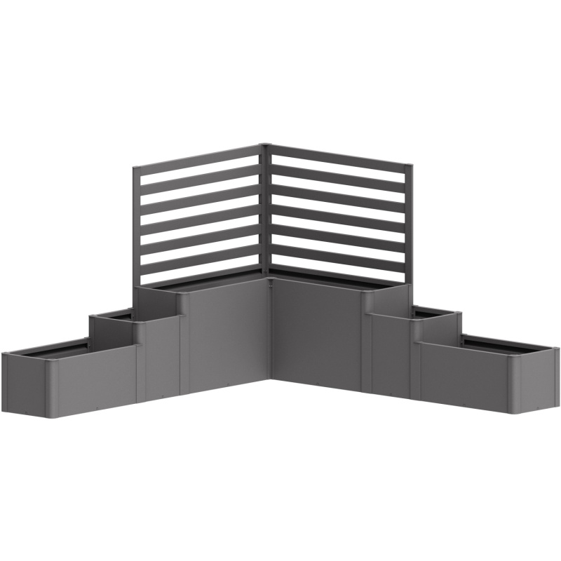 Biohort Vyvýšený záhon DaVinci 1 křemenově šedý 299,5 x 299,5 x 168 cm