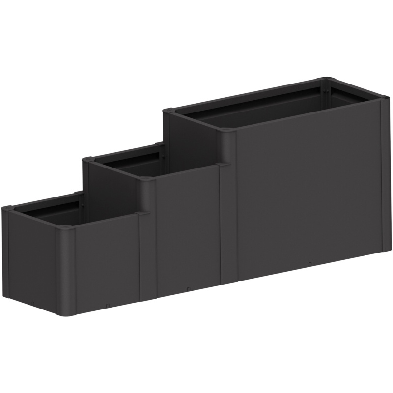 Biohort Vyvýšený záhon DaVinci 3 tmavě šedý 250 x 77 x 59 cm