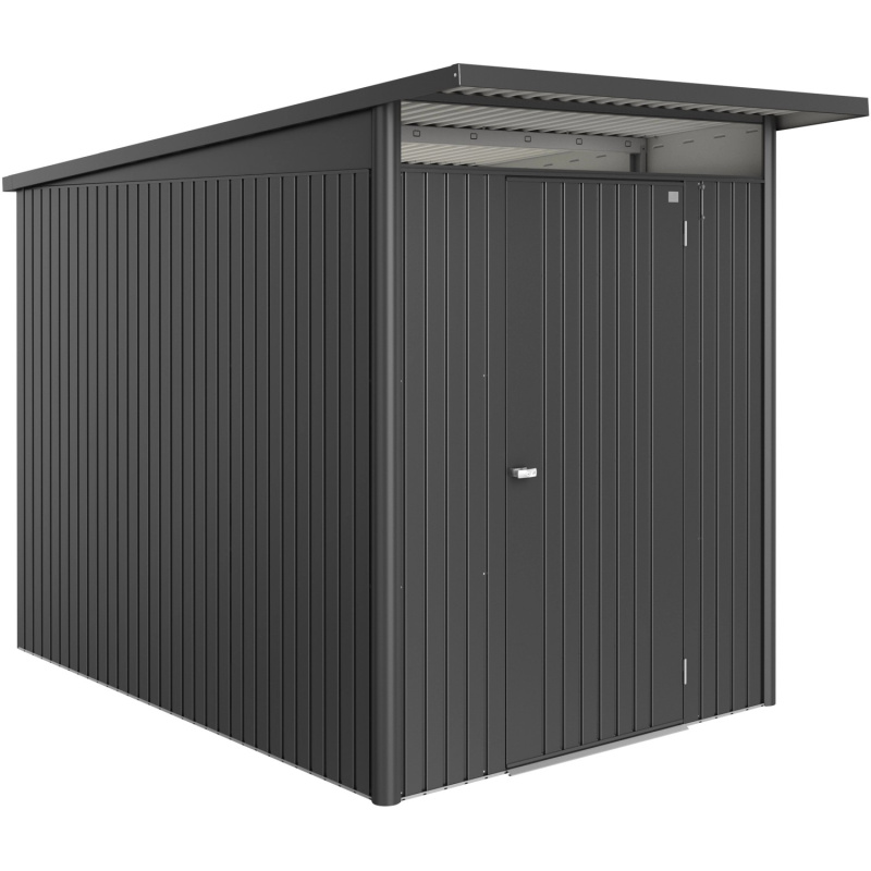 Biohort Plechový domek AvantGarde ECO A3 stand.dveře tm.šedá 180x300x218 cm