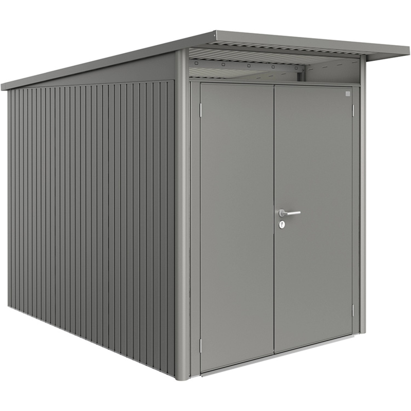 Biohort Plechový domek AvantGarde A3 2křídlé dveře křem.šedá 180 x 300 x 218 cm