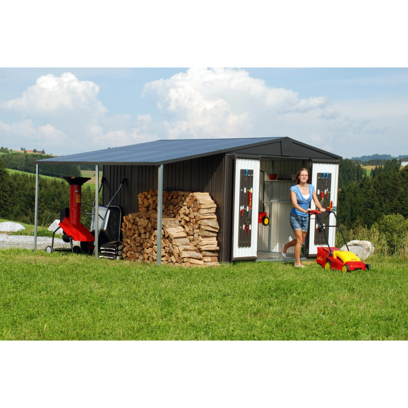 Biohort Boční střecha k zahradnímu domku Europa 4/5, tmavě šedá