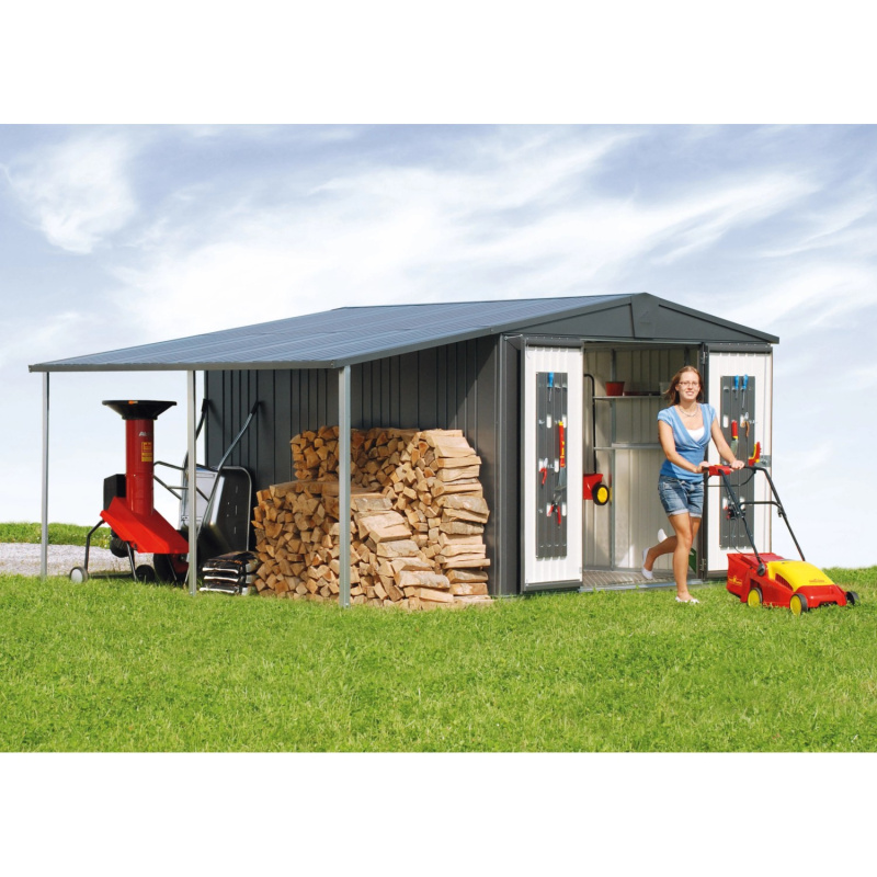 Biohort Boční střecha k zahradnímu domku Europa 6/7, křemenově šedá