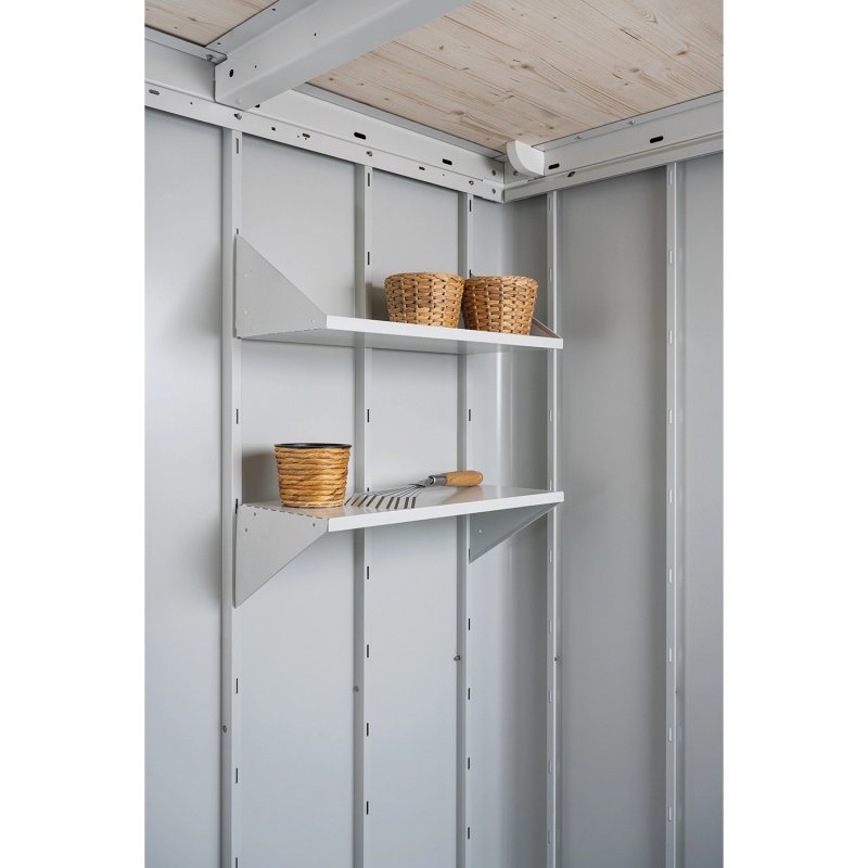 Biohort Police pro zahradní domky Neo 4 ks, 56 x 26 x 17,3 cm