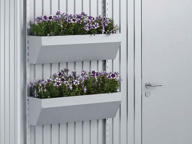 Biohort Truhlík FloraBoard pro HighLine, Panorama, AvantGard/ECO stříbrný