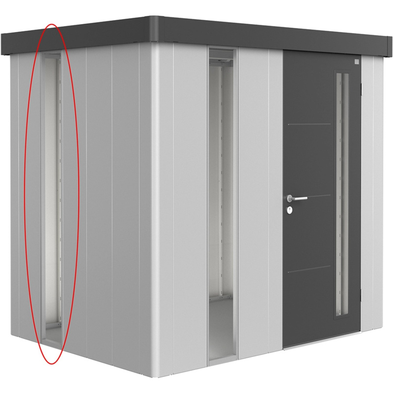 Biohort Světelný panel pro zahradní domky Neo, stříbrná