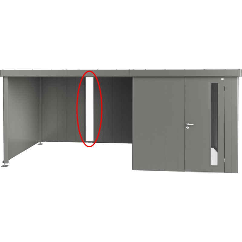 Biohort Světelný panel pro boční stříšku zahradního domku Neo, křemenově šedá