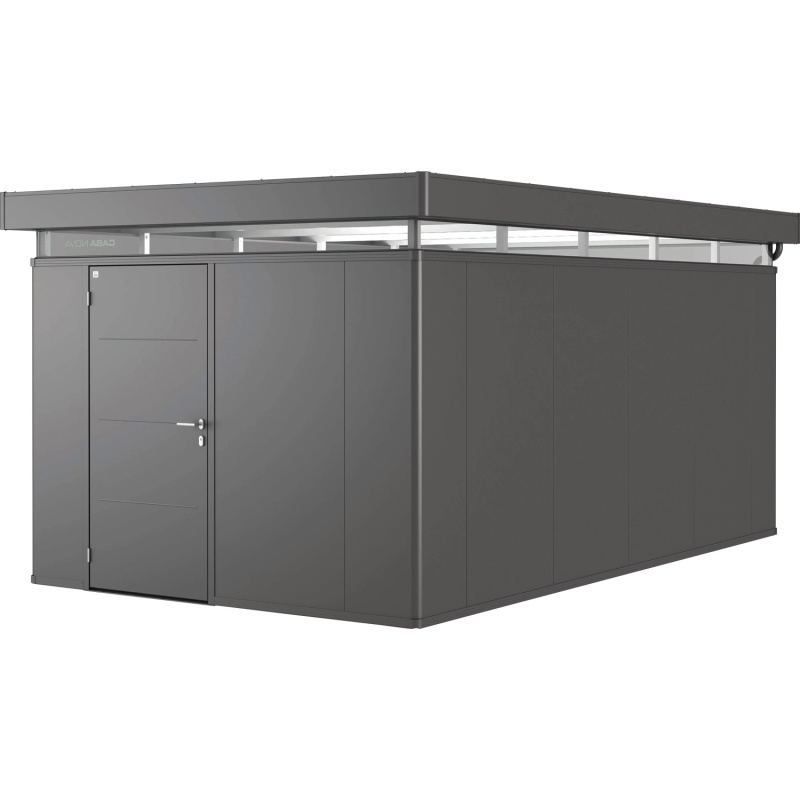 Biohort Plechový zahradní domek CasaNova 3 x 5 tmavě šedá, 530 x 330 cm, L