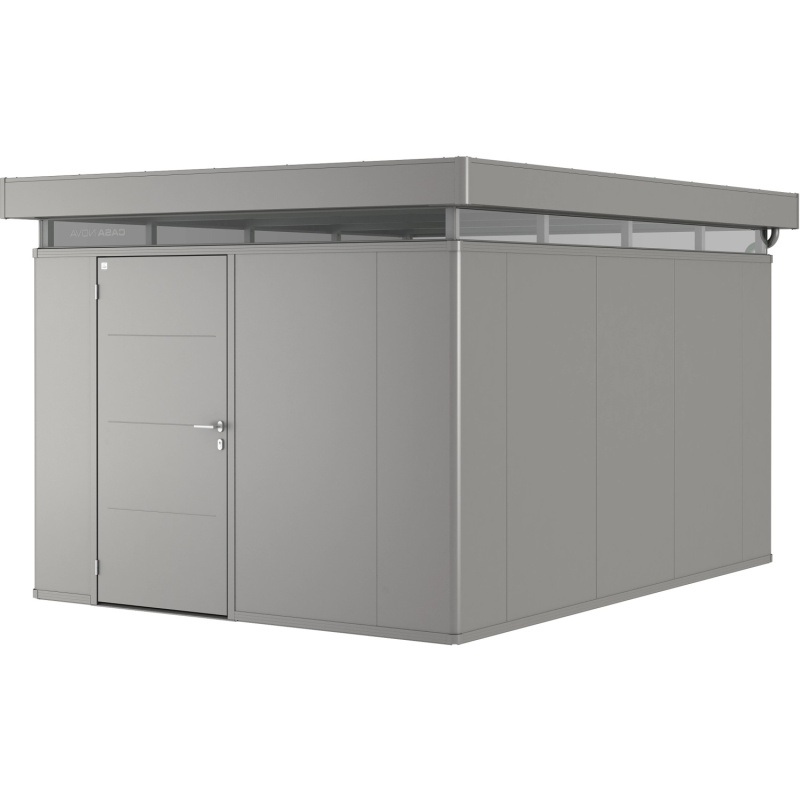 Biohort Plechový zahradní domek CasaNova 3 x 4 křemenově šedá, 430 x 330 cm, L