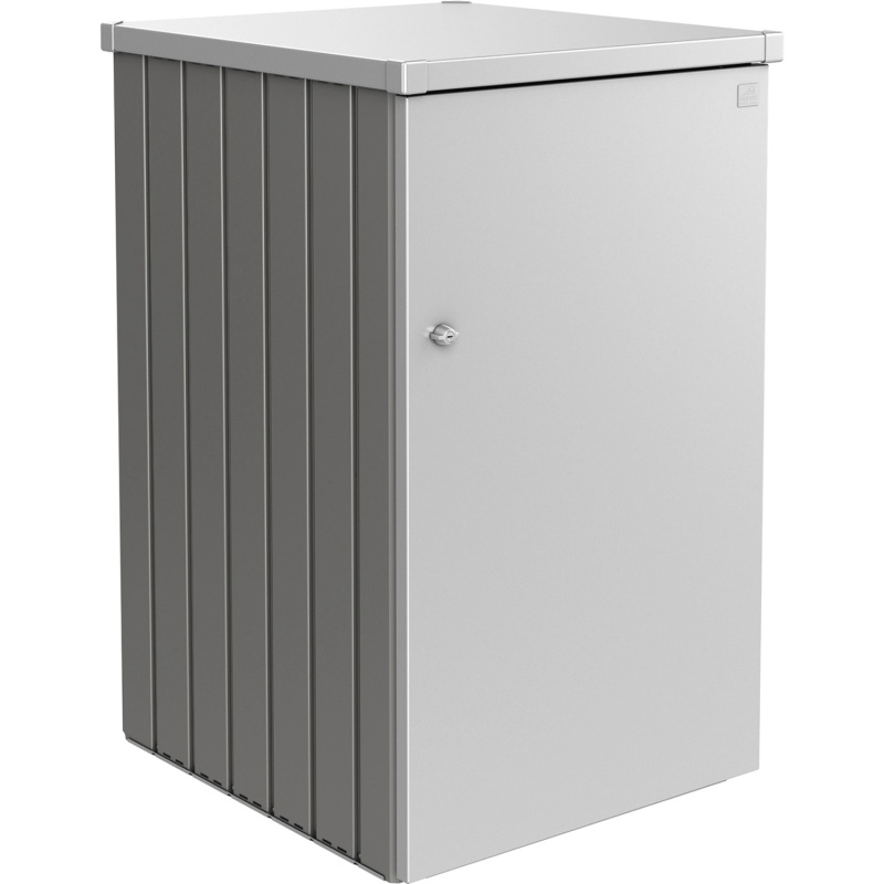 Biohort Box na popelnice Alex 2.1. křemenově šedý/stříbrný 80 x 88 x 129 cm