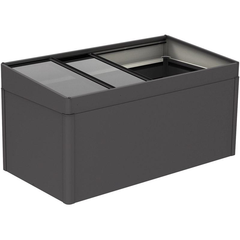 Biohort Pařeniště pro vyvýšený záhon 2 x 1 tmavě šedé