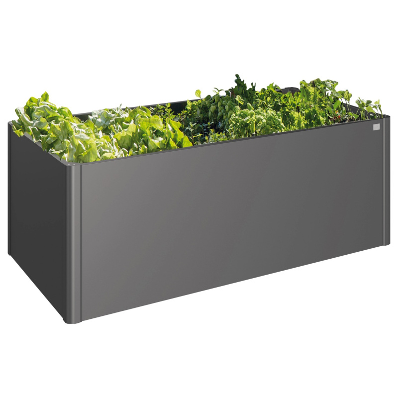 Biohort Vyvýšený záhon 2 x 1 tmavě šedý, 201 x 102 x 77 cm