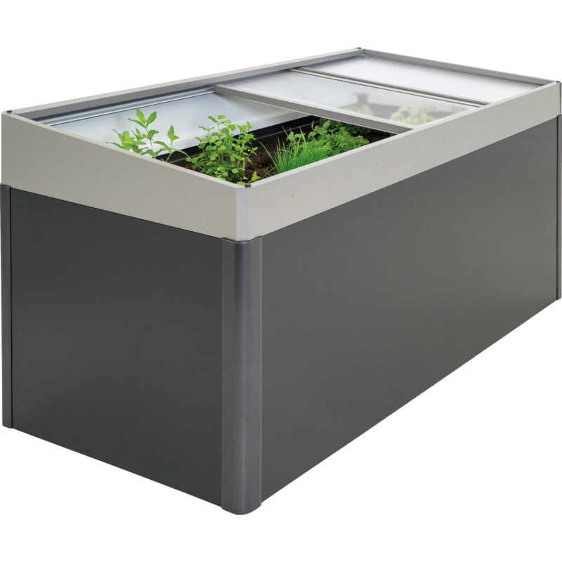 Biohort Pařeniště pro vyvýšený záhon 2 x 1 křemenově šedé