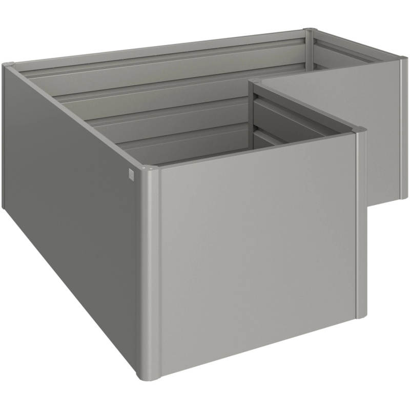 Biohort Vyvýšený záhon L2 x 1 křemenově šedý, 201 x 201 x 102 x 77 cm