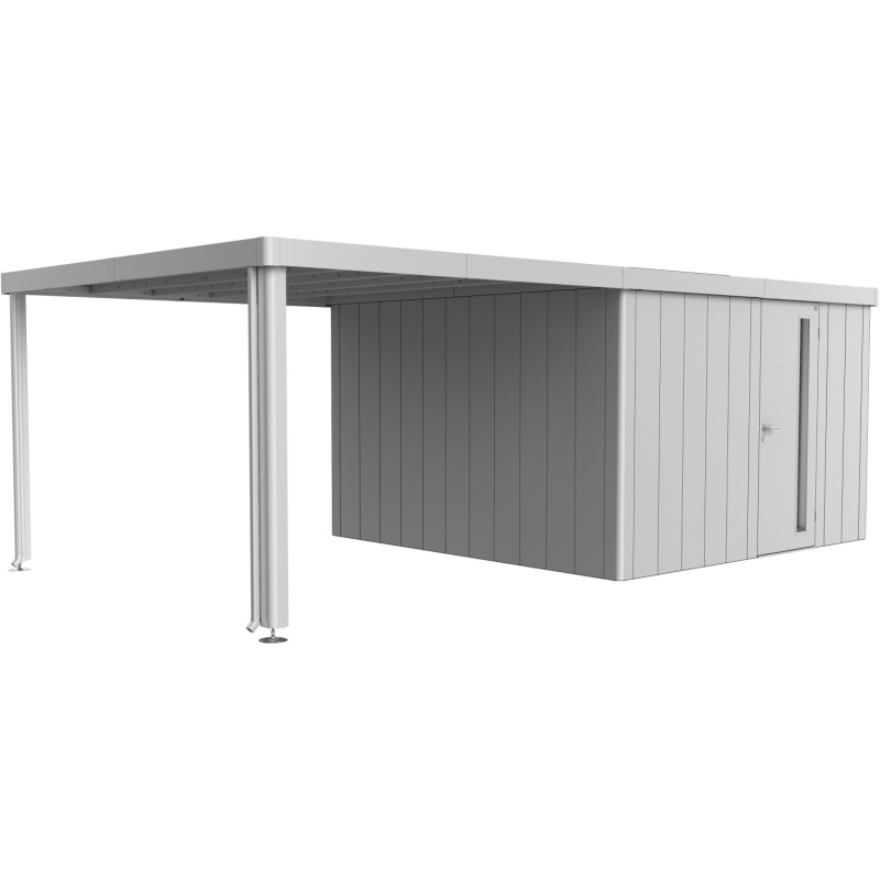 Biohort Boční střecha k zahradnímu domku Neo 4A, 4B, 4C, 4D, stříbrná