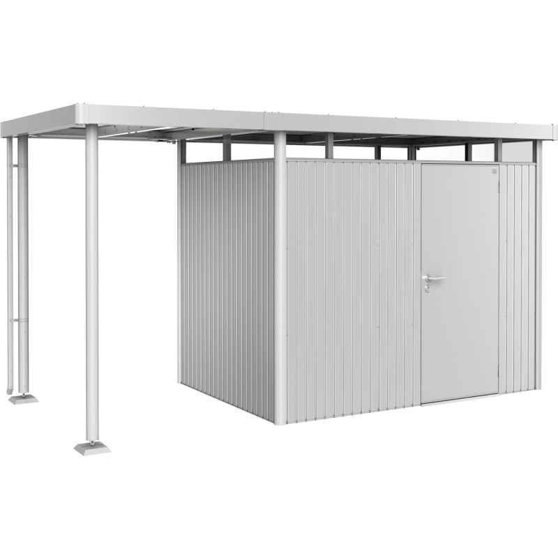 Biohort Boční střecha k zahradnímu domku HighLine H2 stříbrná, vel. S