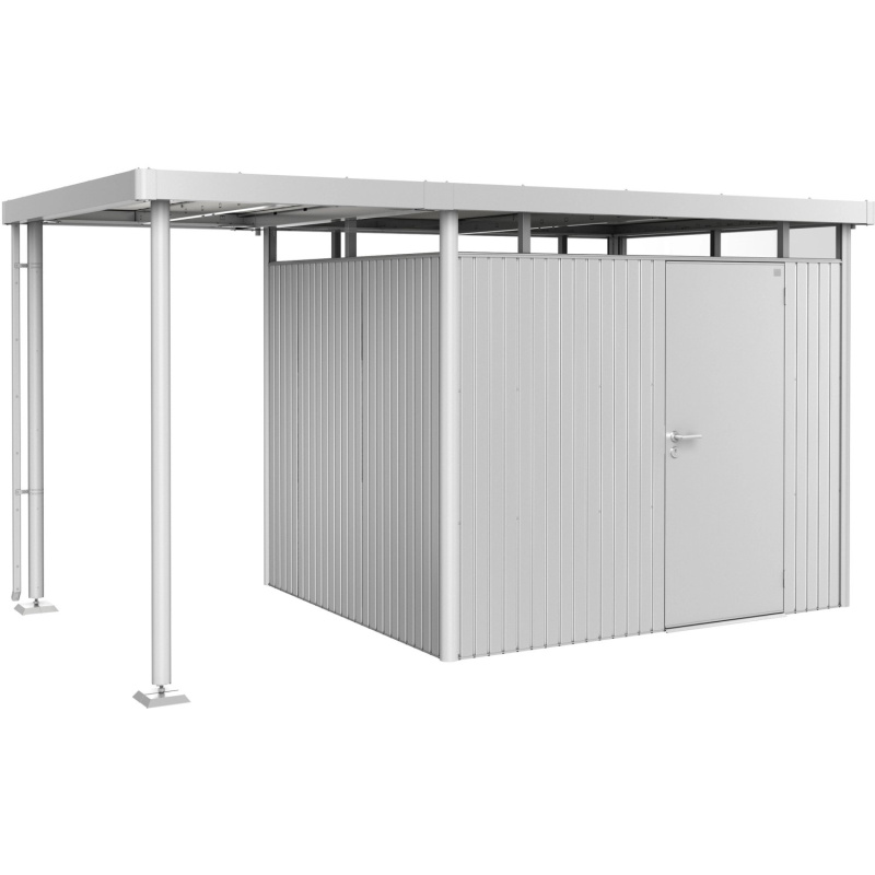 Biohort Boční střecha k zahradnímu domku HighLine H3 stříbrná, vel. S