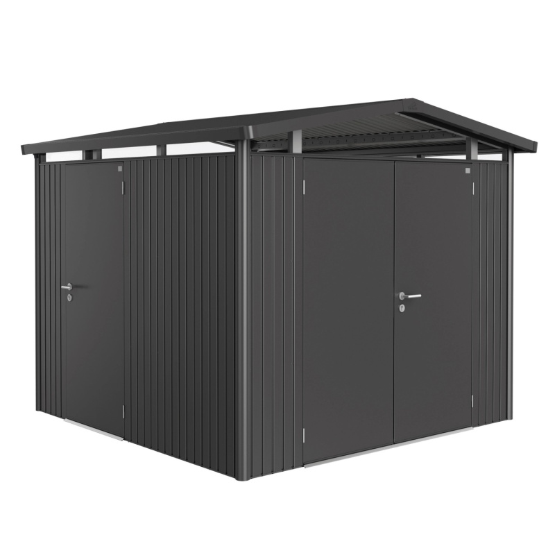 Biohort Přídavné dvoukřídlé dveře pro HighLine, Panorama, AvantGarde tmavě šedé