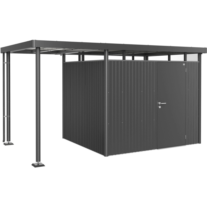 Biohort Boční střecha k zahradnímu domku HighLine H3 tmavě šedá, vel. S