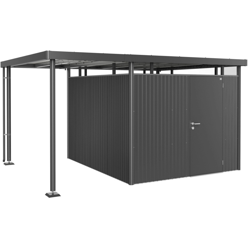 Biohort Boční střecha k zahradnímu domku HighLine H5 tmavě šedá, vel. S