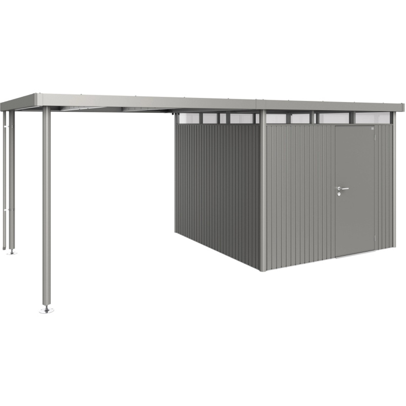 Biohort Boční střecha k zahradnímu domku HighLine H4, křemenově šedá, vel. L