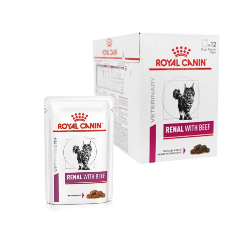 Royal Canin Pouch Renal With Beef - 85g