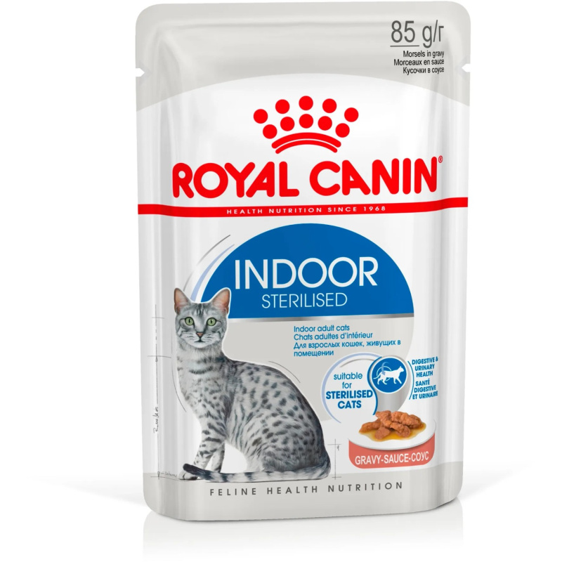 Royal Canin Indoor Sterilised in Gravy kapsička 85 g