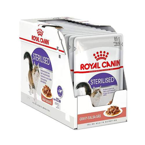 Royal Canin Pouch Sterilised Gravy - 12x85g