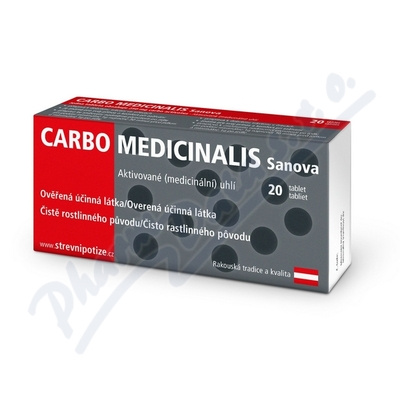 Carbo Medicinalis Sanova tbl.20
