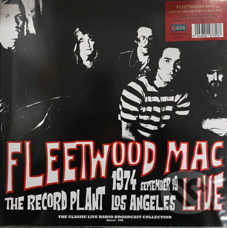 Mac Fleetwood: Live At The Record Plant 1974 (Red Marble)  LP