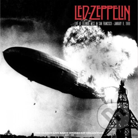 Led Zeppelin: Live At Fillmore West, San Francisco 1969 (Clear/Pink Splatter)  LP