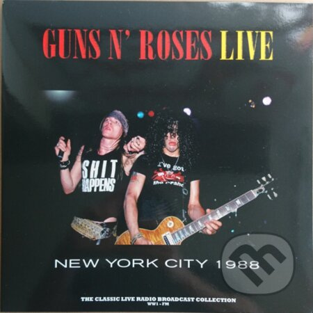 Guns N Roses: Live In New York City 1988 (Yellow/Red Splatter)  LP