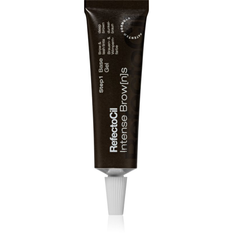 RefectoCil Intense Brow[n]s Base Gel barva na obočí a řasy s gelovou texturou odstín Deep Brown 15 ml