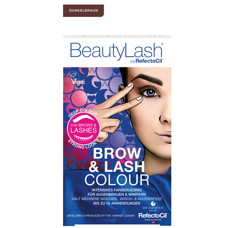 RefectoCil BeautyLash Brow & Lash Colour barva na obočí na řasy a obočí odstín Dark Brown 1 ks