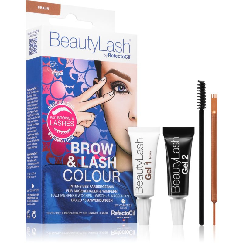 RefectoCil BeautyLash Brow & Lash Colour barva na obočí na řasy a obočí odstín Brown 1 ks