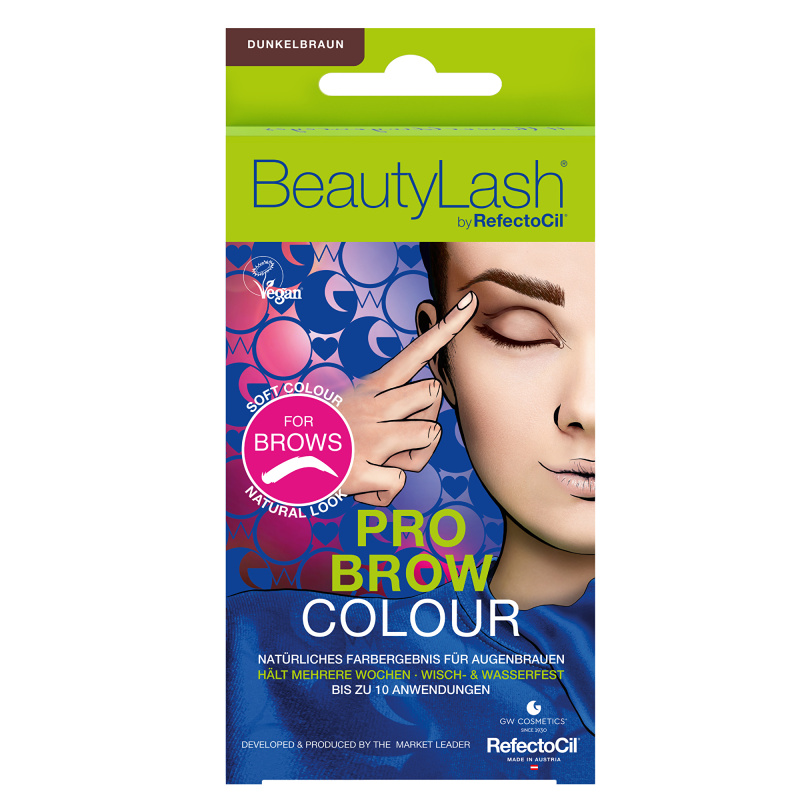 RefectoCil Pro Brow Colour barva na obočí odstín Dark Brown 1 ks
