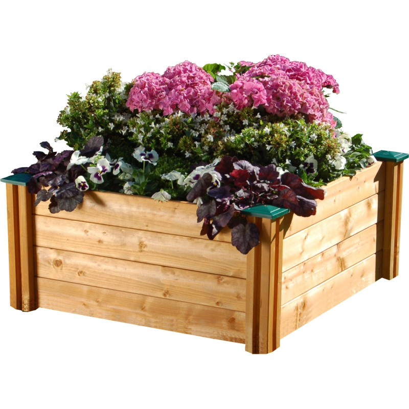 Gaspo Dřevěný vyvýšený záhon XL, 86 x 80 x 40 cm