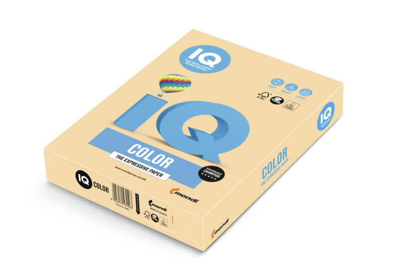 Barevný papír IQ A4 - zlatý GO22, 80g/m2, 500 listů
