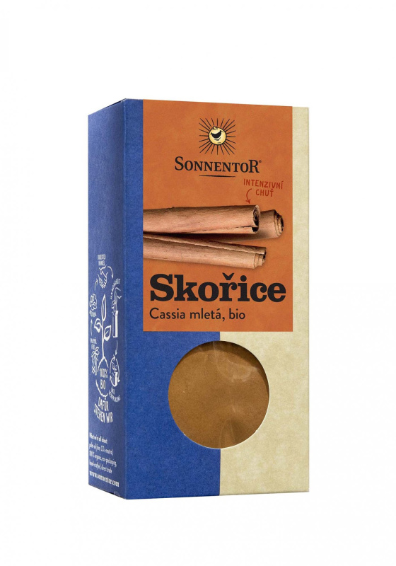 Sonnentor Skořice Cassia bio, mletá 40g