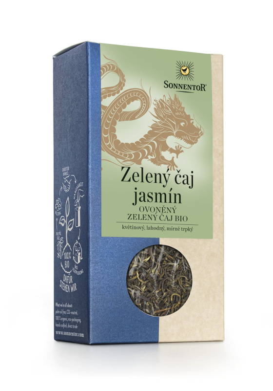 Sonnentor Zelený čaj - jasmín bio syp. 100g
