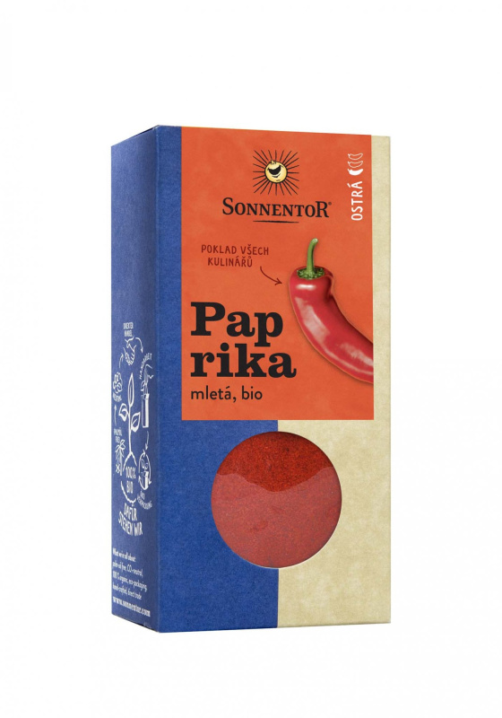 Sonnentor Paprika ostrá bio, mletá 50g