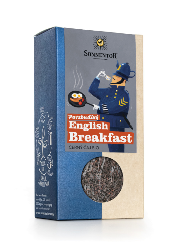 Sonnentor Povzbudivý English Breakfast, černý čaj bio, 70 g syp.