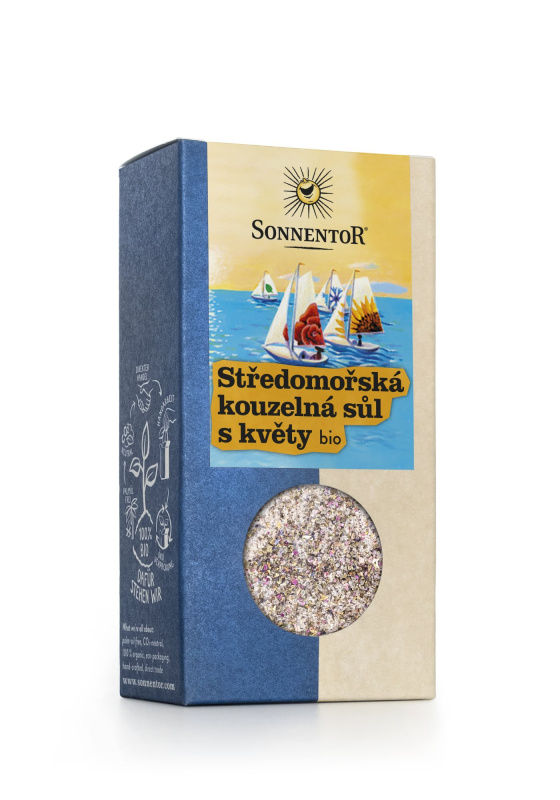 Sonnentor Středomořská kouzelná sůl s květy bio 120g