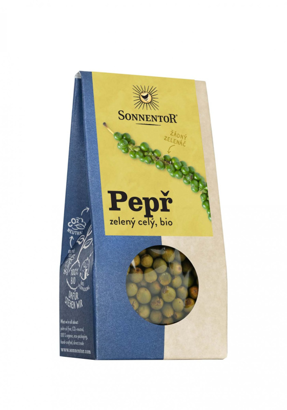 Sonnentor Pepř zelený bio, celý 12g