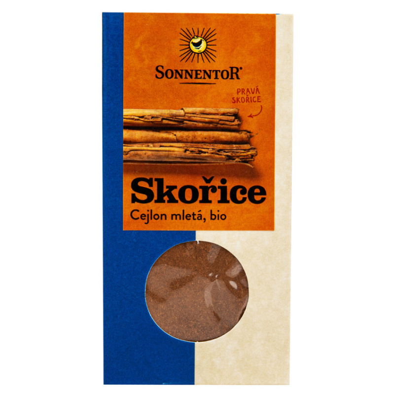 Sonnentor Skořice Cejlon bio, mletá 40g