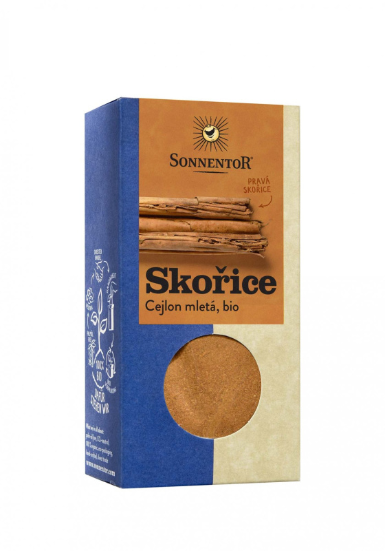 Sonnentor Skořice Cejlon bio, mletá 40g
