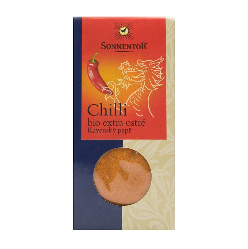 Sonnentor Chilli bio extra ostré, mleté 40g (Kayenský pepř)